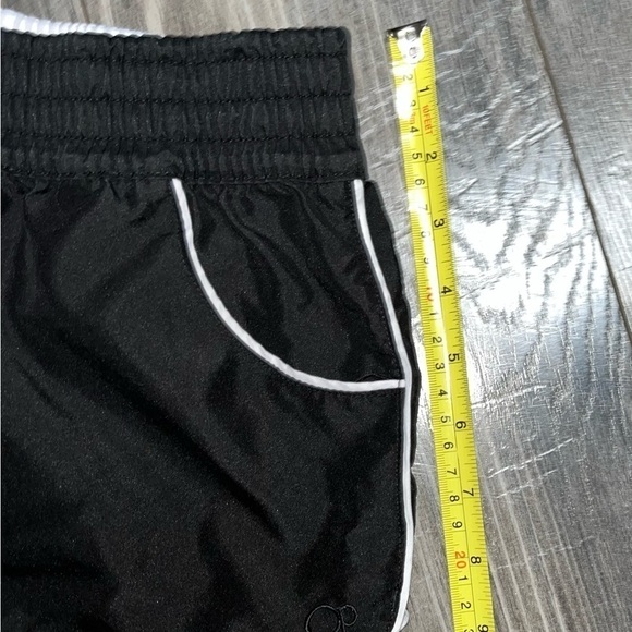 Op running athletic yoga workout exercise black with white piping.  Sz Lg Jr - Picture 7 of 8